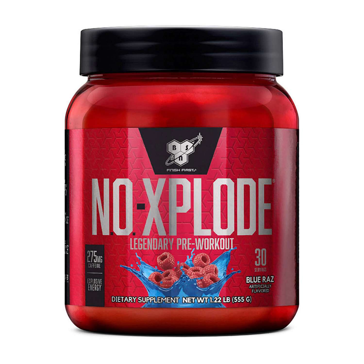 BSN No-Xplode Pre-Workout Blue Razz 30 Servings
